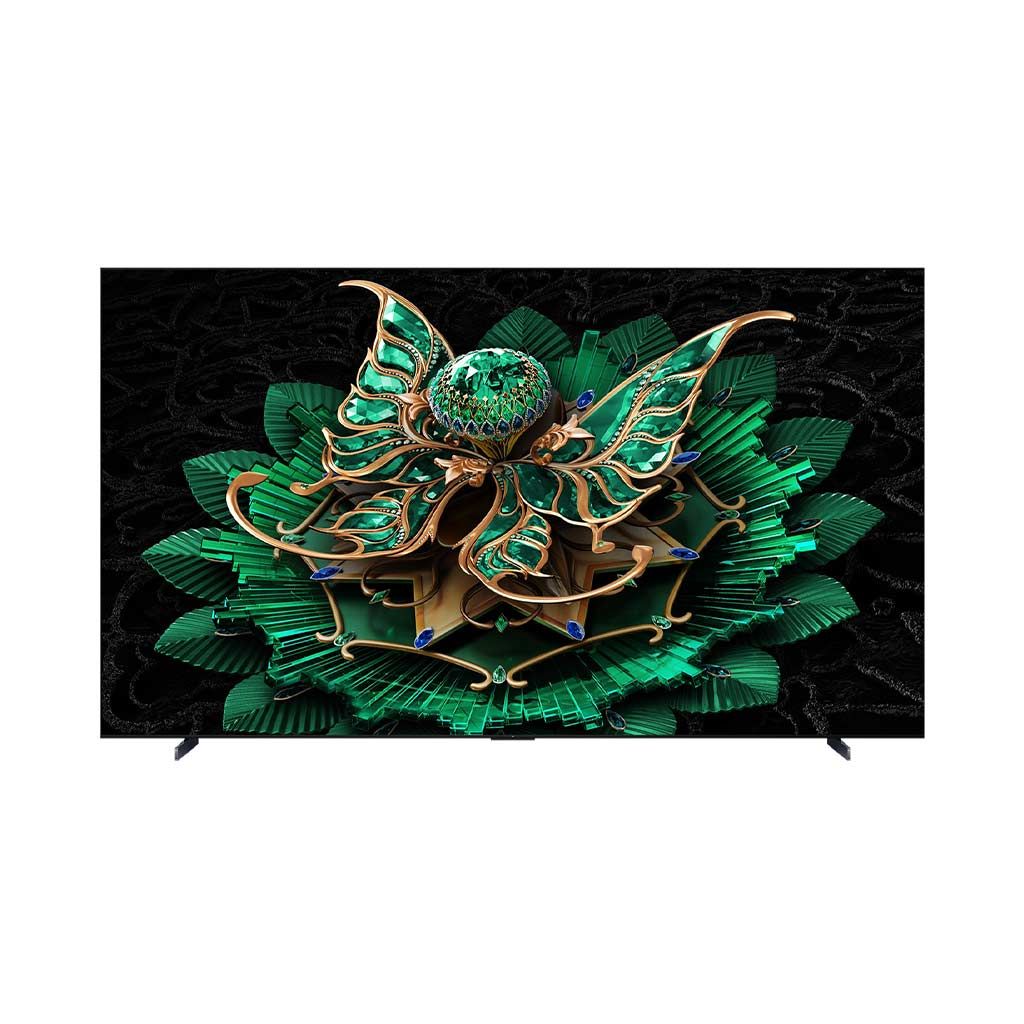 شاشة تي سي إل 4K سمارت بدون فريم QD-Mini LED 65 بوصة ريسيفر داخلي 65C6K