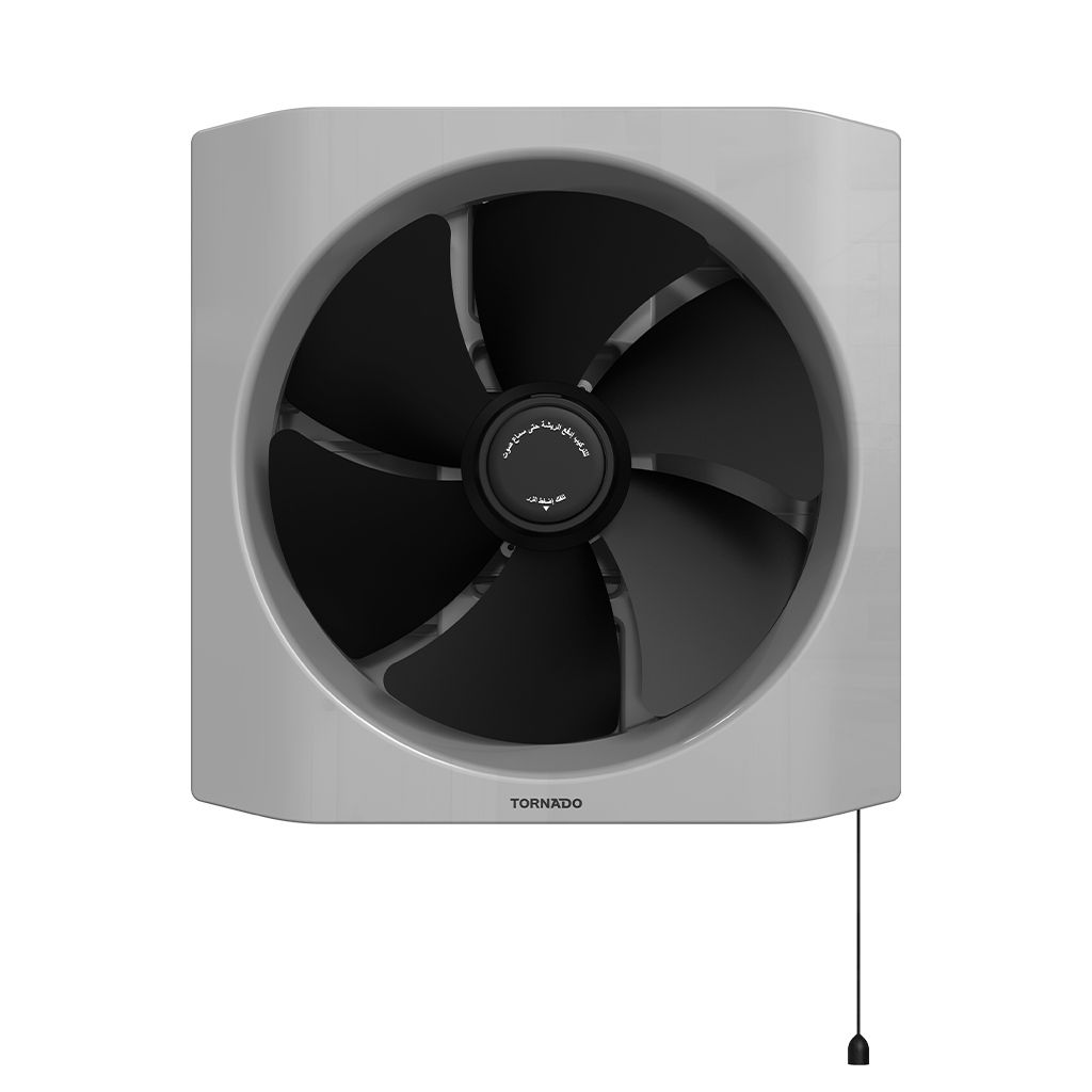 شفاط مطبخ تورنيدو 30 سم أسود × رمادي TVH-30BG