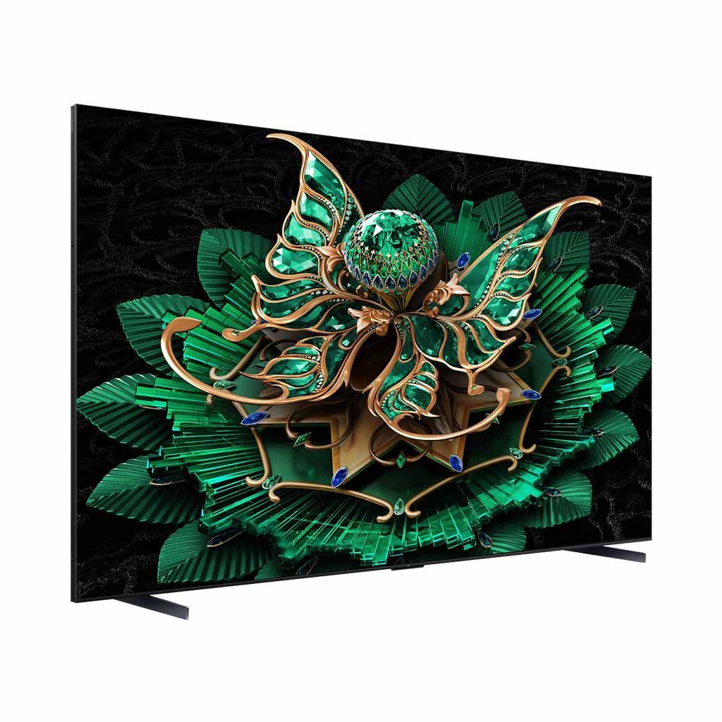 شاشة تي سي إل 4K سمارت بدون فريم QD-Mini LED 65 بوصة ريسيفر داخلي 65C6K