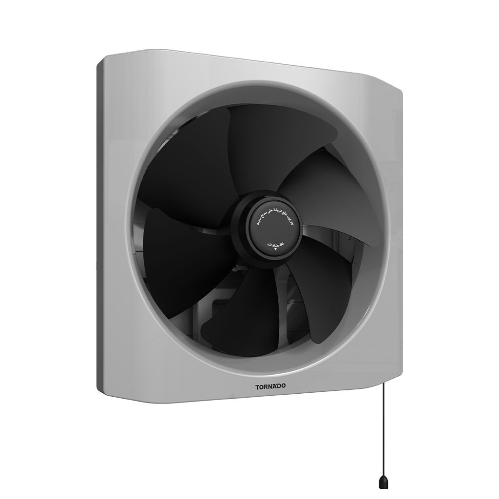 شفاط مطبخ تورنيدو 30 سم أسود × رمادي TVH-30BG