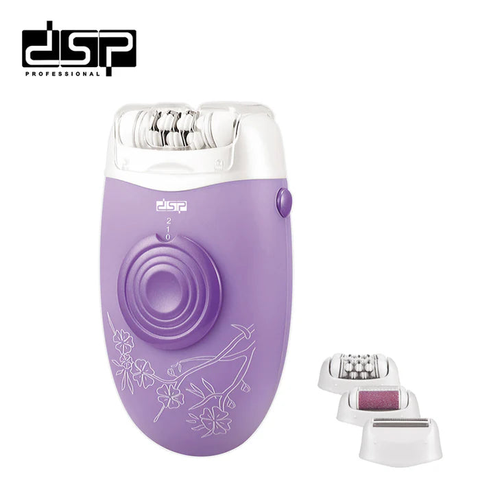 DSP 80011 ماكينة حلاقة نسائية قابلة لإعادة الشحن 3 في 1
