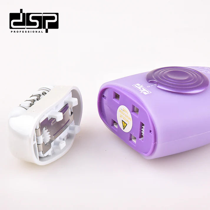 DSP 80011 ماكينة حلاقة نسائية قابلة لإعادة الشحن 3 في 1