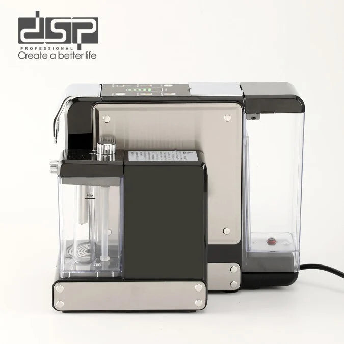 ماكينة قهوة كبسولات 2 في 1 مع خافق لبن – 20 بار – DSP KA3188