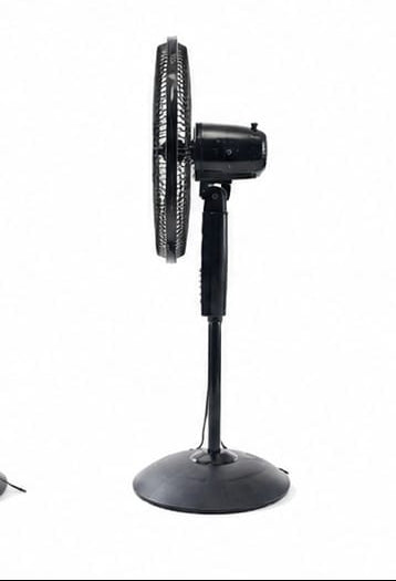 SG-Stand Fan 18 Inch, 3 Speeds, Black - Durable Plastic Cover