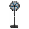 Tefal Turbo Stand Fan, 16 Inch, Black Blue - VY5391E2