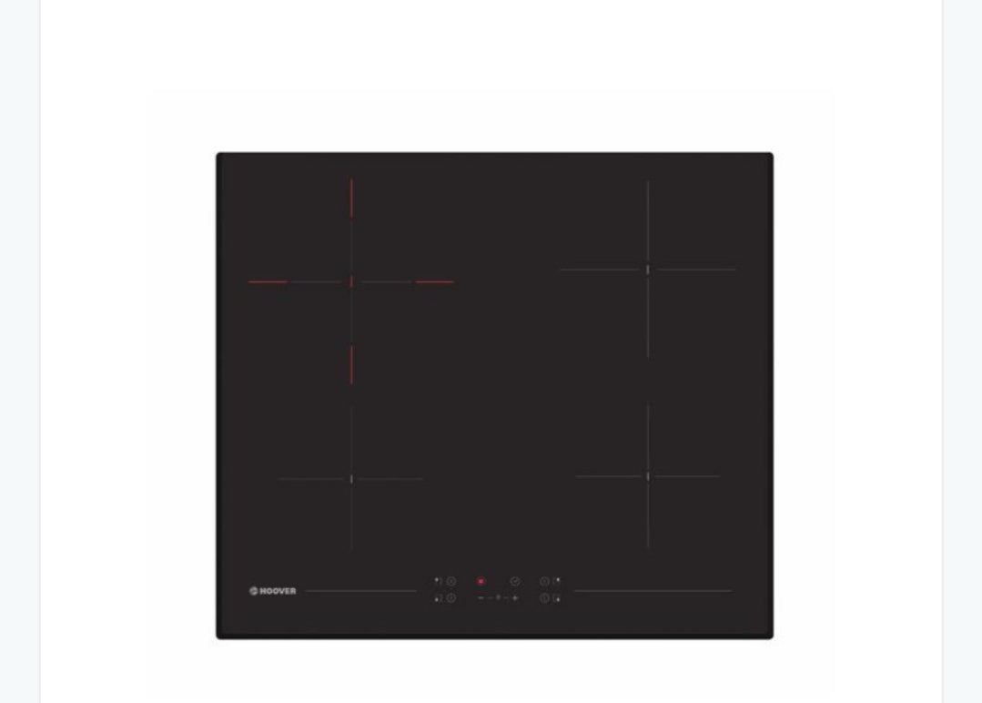بوتاجاز هوفر مسطح بلت إن 60 × 60 - 4 عيون كهرباء أسود HH64DB3T-EGY