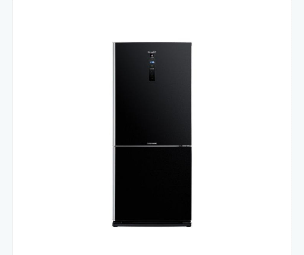 ثلاجة شارب انفرتر ديجيتال فريزر سفلي 558 لتر أسود SJ-PV73K-BK