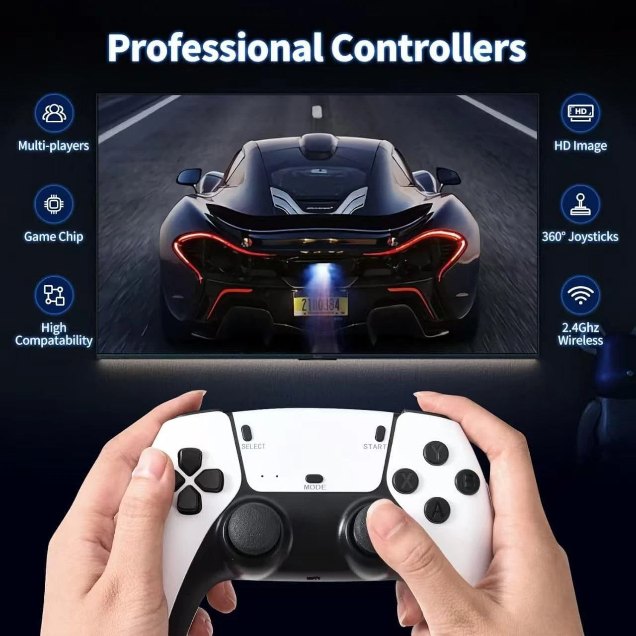 2.4g wireless controller gamepad